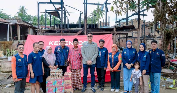 Bantuan Kemanusiaan untuk Korban Kebakaran di Barru, Teguh Iswara Suardi: “Percayalah, di Balik Musibah Pasti Ada Hikmah