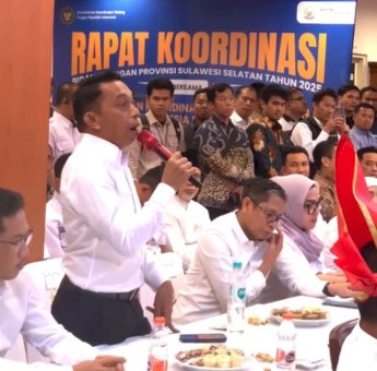 Hadiri Rakor Bidang Pangan, Syaharuddin Alrif Target Gabah Kering Sidrap Naik 650 Ribu Ton per Tahun