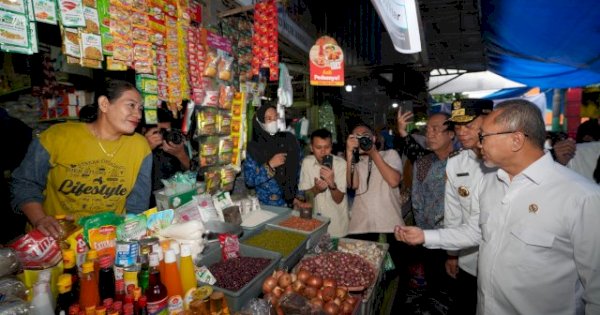 Dua Menteri Tinjau Harga Kebutuhan Pokok di Makassar, Temukan Harga Lebih Murah dari Provinsi Lain