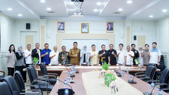Pimpinan dan Anggota DPRD Sulsel Terima Kunjungan Pj Gubernur Prof Fadry Djufry.