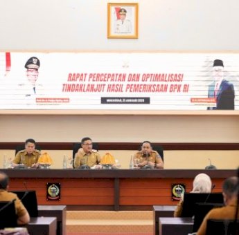 Bahas LHP BPK, Sekda Jufri Rahman Instruksikan OPD Segera Lakukan Tindak Lanjut
