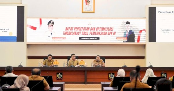 Bahas LHP BPK, Sekda Jufri Rahman Instruksikan OPD Segera Lakukan Tindak Lanjut