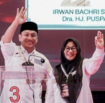 KPU Luwu Timur Tetapkan Irwan Bachri Syam-Puspawati sebagai Bupati dan Wakil Bupati Terpilih, Raih 51,74% Suara