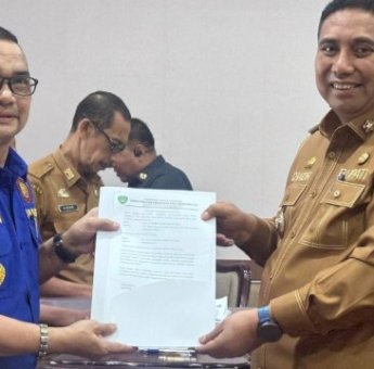 OPD Lingkup Pemkab Maros Tanda Tangani Perjanjian Kinerja dengan Bupati Chaidir Syam