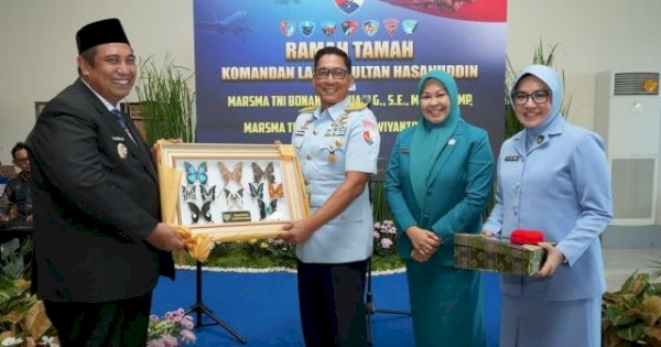 Bupati Chaidir Syam Bersama Forkopimda Maros Hadiri Sertijab Komandan Lanud Sultan Hasanuddin