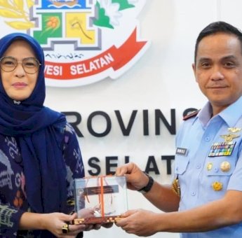 Ketua DPRD Sulsel Rachmatika Dewi Terima Kunjungan Marsda TNI dan Asisten Pidana Militer Kejati Sulsel