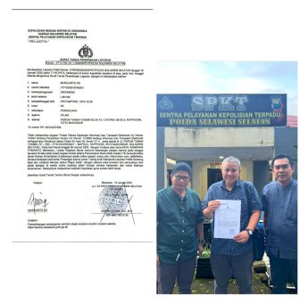 Kuasa Hukum Andalan Hati Laporkan Danny-Arsyad ke Polda Sulsel