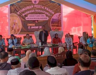 Bupati Bone Terpilih Andi Asman Hadiri Undangan Syukuran Pesta Panen Desa Tawaroe:Wajib Dilestarikan