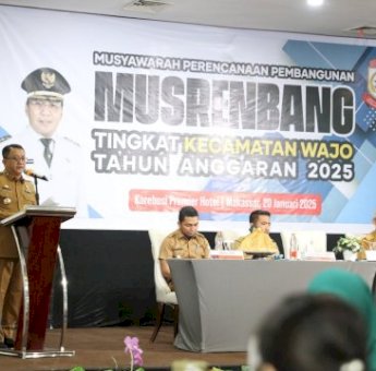 Buka Musrenbang Kecamatan Wajo, Muhammad Yasir: Tekankan Sinergitas Membangun Kota