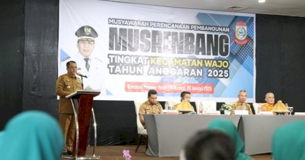 Buka Musrenbang Kecamatan Wajo, Muhammad Yasir: Tekankan Sinergitas Membangun Kota