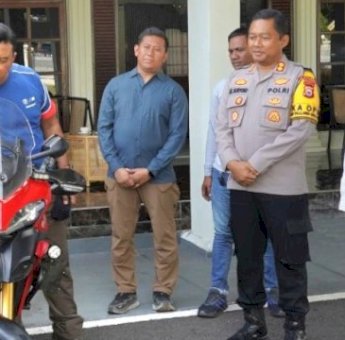 Bupati Bulukumba Andi Utta Sambut Touring Motor Kapolda Sulsel