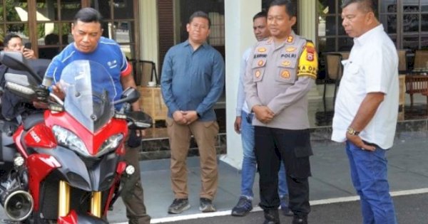 Bupati Bulukumba Andi Utta Sambut Touring Motor Kapolda Sulsel