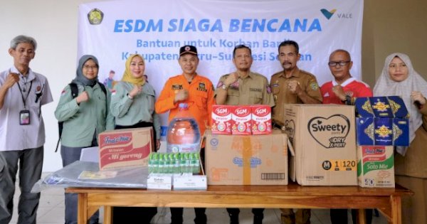 Ringankan Beban Korban Banjir, PT Vale Salurkan Bantuan Sembako hingga Obat-obatan di Barru dan Soppeng