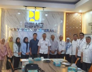 Wakil Ketua II DPRD Barru Aliffandi Aska Kuker di BBWS Pompengan Je&rsquo;neberang, Bahas Pendangkalan Sungai