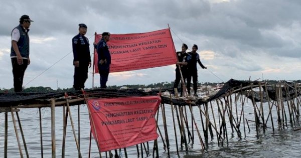 Viral Pagar Laut Misterius di Bekasi, KKP: Sudah Disegel