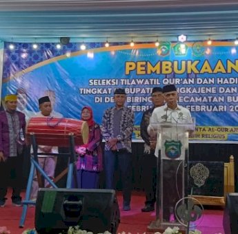 Pemkab Pangkep Gelar STQH ke-30, Wabup Syahban Sammana: Ajang Mencetak Generasi Berakhlak