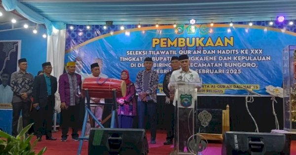 Pemkab Pangkep Gelar STQH ke-30, Wabup Syahban Sammana: Ajang Mencetak Generasi Berakhlak