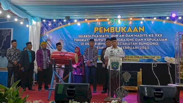 Pemkab Pangkep Gelar STQH ke-30, Wabup Syahban Sammana: Ajang Mencetak Generasi Berakhlak