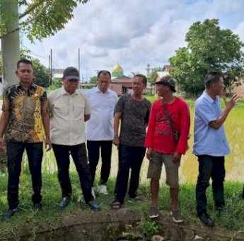 Tindak Lanjut Aspirasi Masyarakat, Komisi D DPRD Sulsel Kunjungi Irigasi Terbengkalai di Pangkep