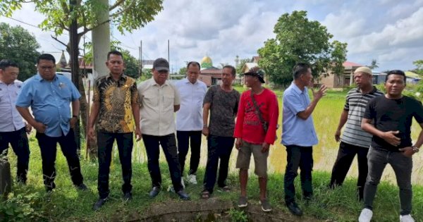 Tindak Lanjut Aspirasi Masyarakat, Komisi D DPRD Sulsel Kunjungi Irigasi Terbengkalai di Pangkep