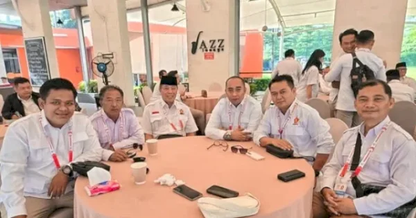 Bupati Terpilih Zadrak Tombeg dan Anggota DPRD Tana Toraja Hadiri HUT Ke-17 Partai Gerindra