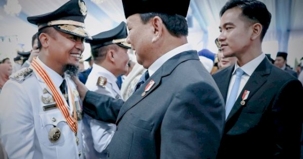 Presiden Prabowo Lantik Andi Sudirman-Fatmawati Rusdi Sebagai Gubernur dan Wakil Gubernur Sulsel Periode 2025-2030