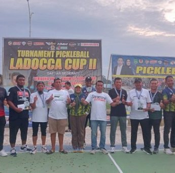 Syaharuddin Alrif Tutup Turnamen Pickleball Ladocca Cup Rappang
