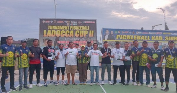 Syaharuddin Alrif Tutup Turnamen Pickleball Ladocca Cup Rappang