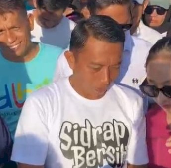 CFD Perdana Pemkab Sidrap, Syaharuddin Alrif Akrab Berbaur dengan Masyarakat