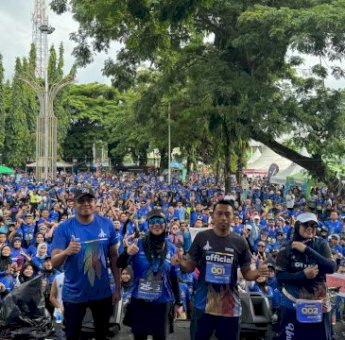 Bupati Sidrap Terpilih Syaharuddin Alrif Lepas Peserta Rappang Run 2025