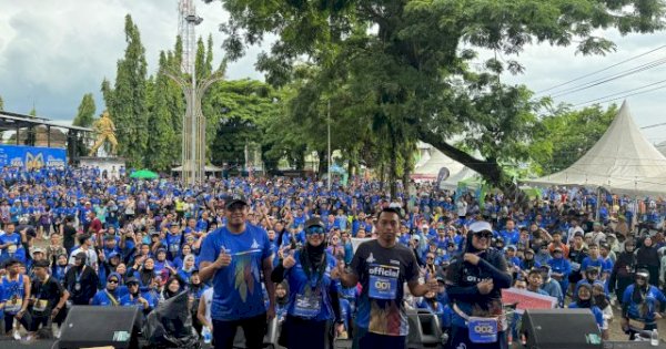Bupati Sidrap Terpilih Syaharuddin Alrif Lepas Peserta Rappang Run 2025