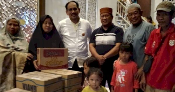 NasDem Peduli, Legislator Sulsel Mahmud Gerak Cepat Bantu Pengungsi Banjir di Kodam 3 Kelurahan Katimbang