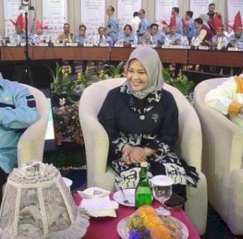 Hari Pertama Kerja, Wagub Sulsel Fatmawati Rusdi Hadiri Acara Himpuni Bareng Mentan Amran Sulaiman
