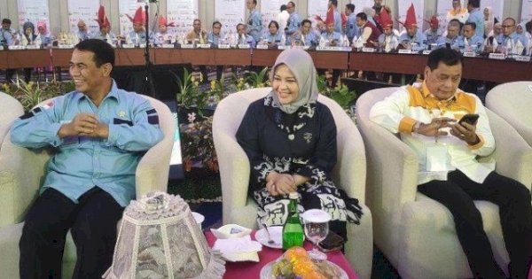 Hari Pertama Kerja, Wagub Sulsel Fatmawati Rusdi Hadiri Acara Himpuni Bareng Mentan Amran Sulaiman