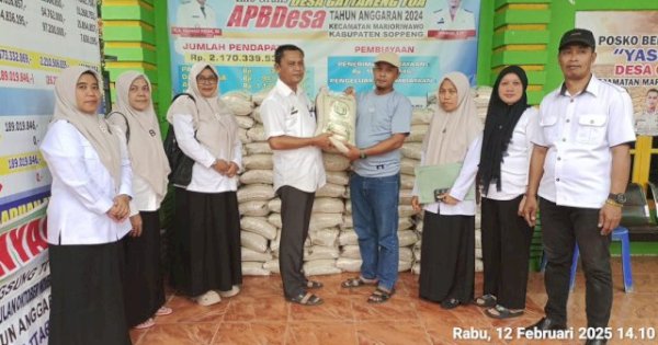 Pemkab Soppeng Salurkan 930 Kg Beras untuk Korban Longsor di Gattareng Toa