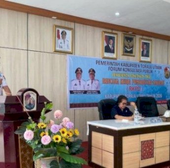 Penyusunan RKPD 2026, Pemkab Toraja Utara Gelar Forum Konsultasi Publik