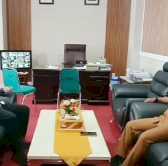 Sekkab Rudhy Sambut Wabup Tana Toraja Erianto