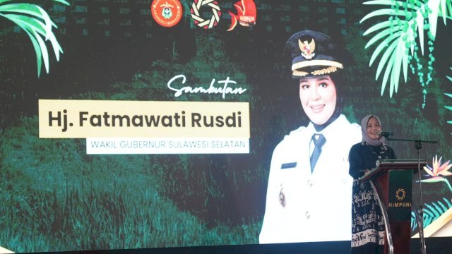 Wakil Gubernur Sulsel, Fatmawati Rusdi.