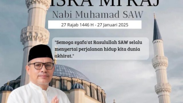 Ketua DPRD Luwu Utara Amir Machmud: Selamat Memperingati Isra Miraj Nabi Muhammad SAW 1446 H