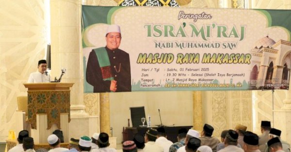 Wali Kota Makassar Hadiri Peringatan Isra Miraj Sebut Momentum Merajut Keyakinan ke Sang Pencipta