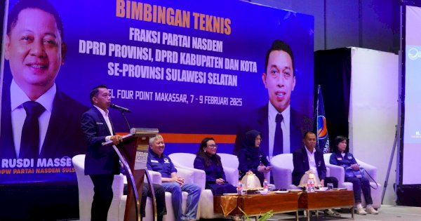 NasDem Sulsel Gelar Rapat Konsolidasi-Pendidikan Politik, Siapkan Strategi Hadapi Tantangan Politik 2025