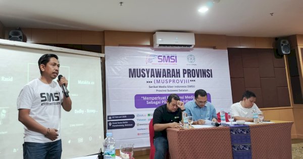 Musprov II SMSI Sulsel: Ilham Husain Terpilih Sebagai Ketua Secara Aklamasi