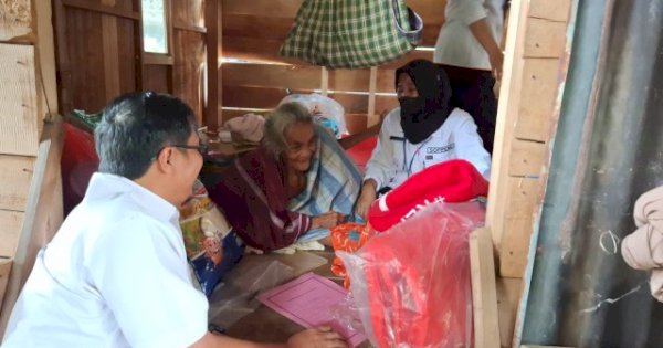 Desa Marioritenggnga Jadi Tujuan Pemkab Soppeng Untuk Salurkan bantuan Penyandang Disabilitas