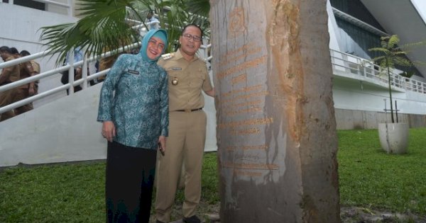 Ketua TP PKK Kota Makassar Dampingi Danny Pomanto Resmikan Makassar Government Centre