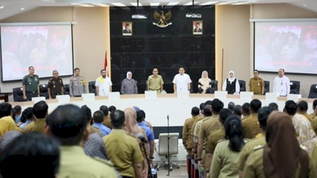 Pimpinan DPRD Makassar Hadiri Rapat Koordinasi Pemkot.