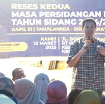 Andi Odhika Tutup Reses di Tamalanrea, Serap Aspirasi Warga Masalah Air Bersih dan Banjir