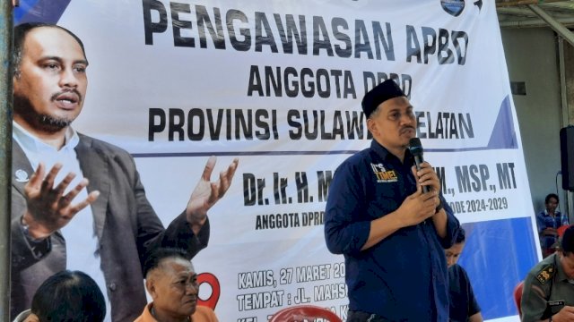 Anggota DPRD Sulawesi Selatan, Muhmud.