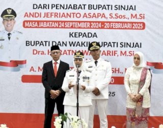 Sertijab Bupati dan Wabup Sinjai, Ratna: Sama-Samaki Bangun Sinjai yang Ramah