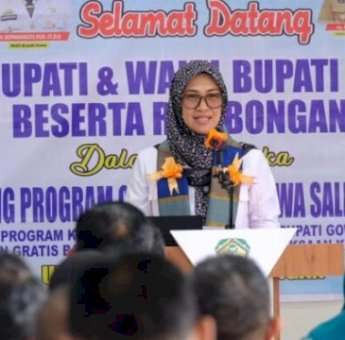 Bupati Husniah Talenrang Launching Program Gowa Sehat