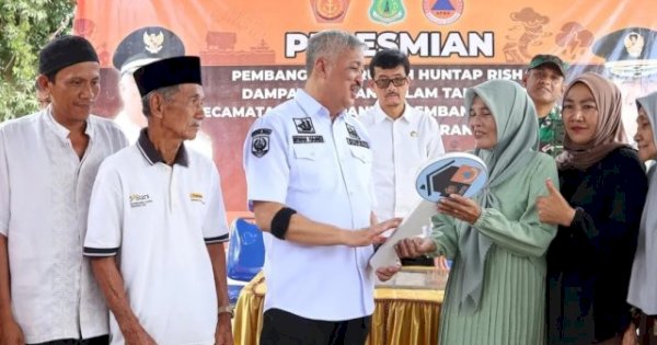 Bupati Irwan Hamid Resmikan Pembangunan Risha bagi Korban Terdampak Bencana Alam 2024
